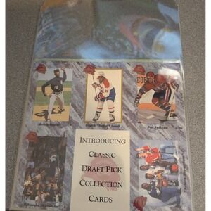 Classic 1991 Draft Pick Collection Promo Set Larry Johnson Dikembe Mutombo 07038